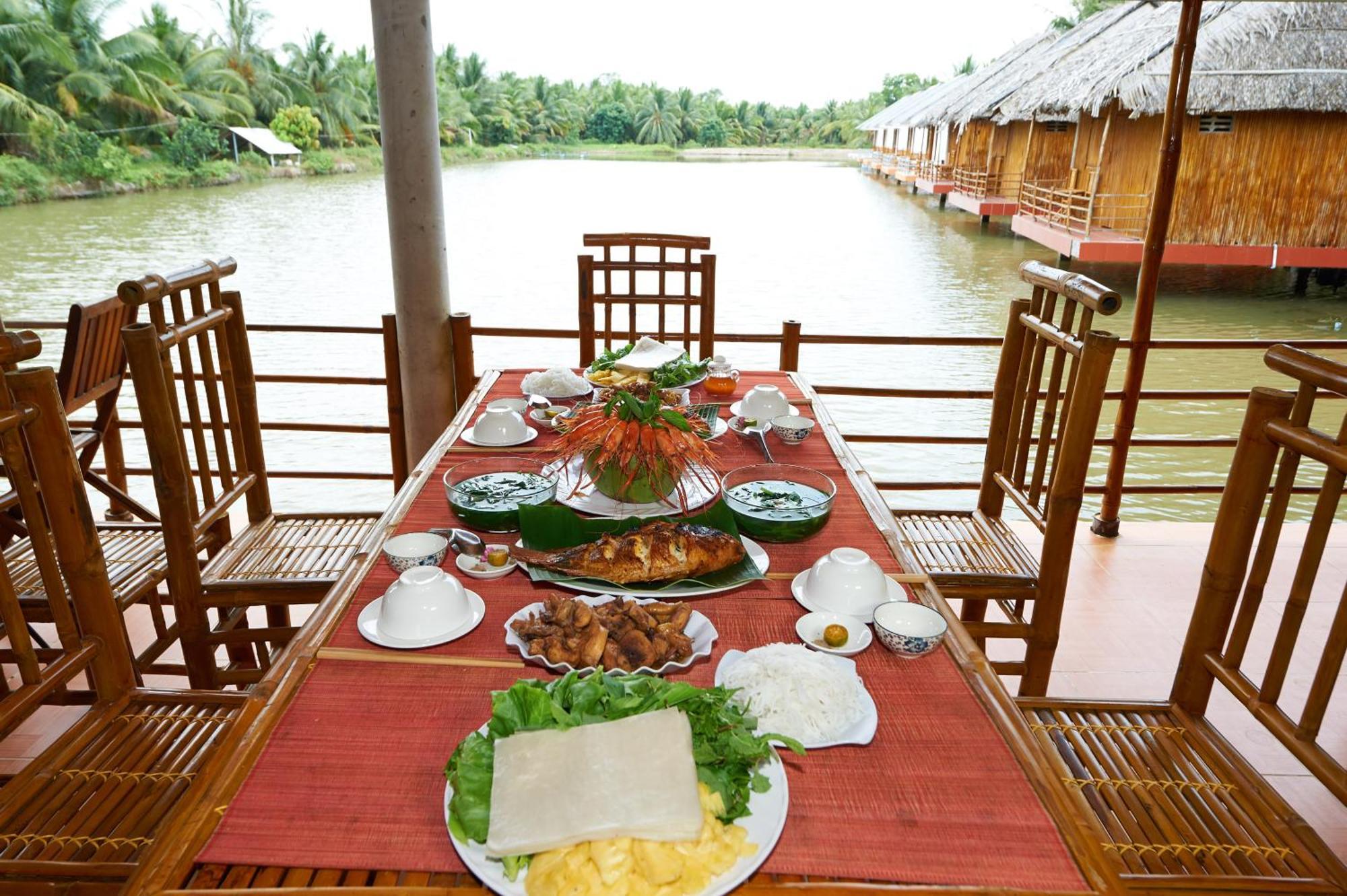 Tra Vinh Lodge Nguyệt Hạng エクステリア 写真